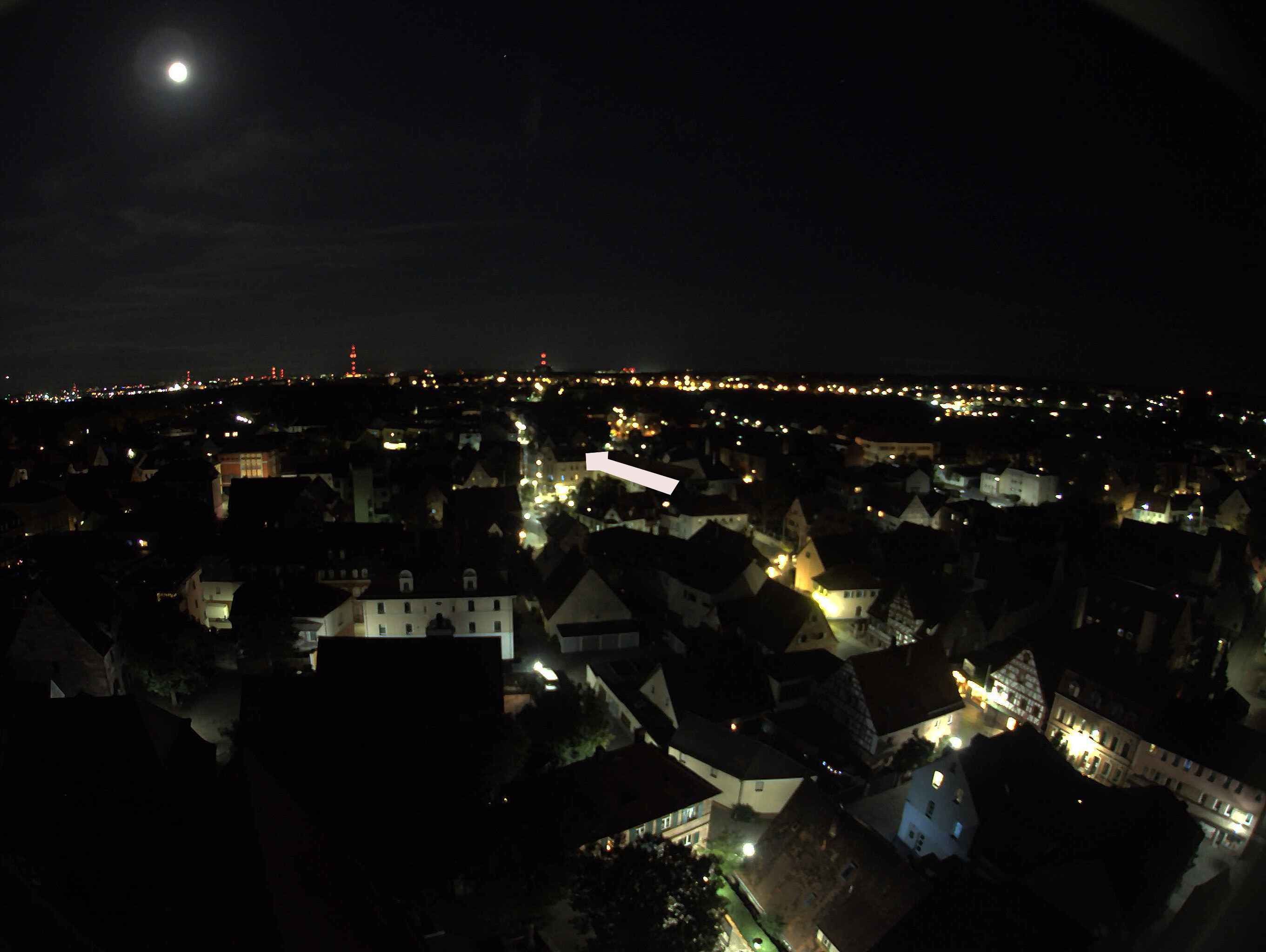 Archiv Foto Webcam Blick auf den Marktplatz von Zirndorf