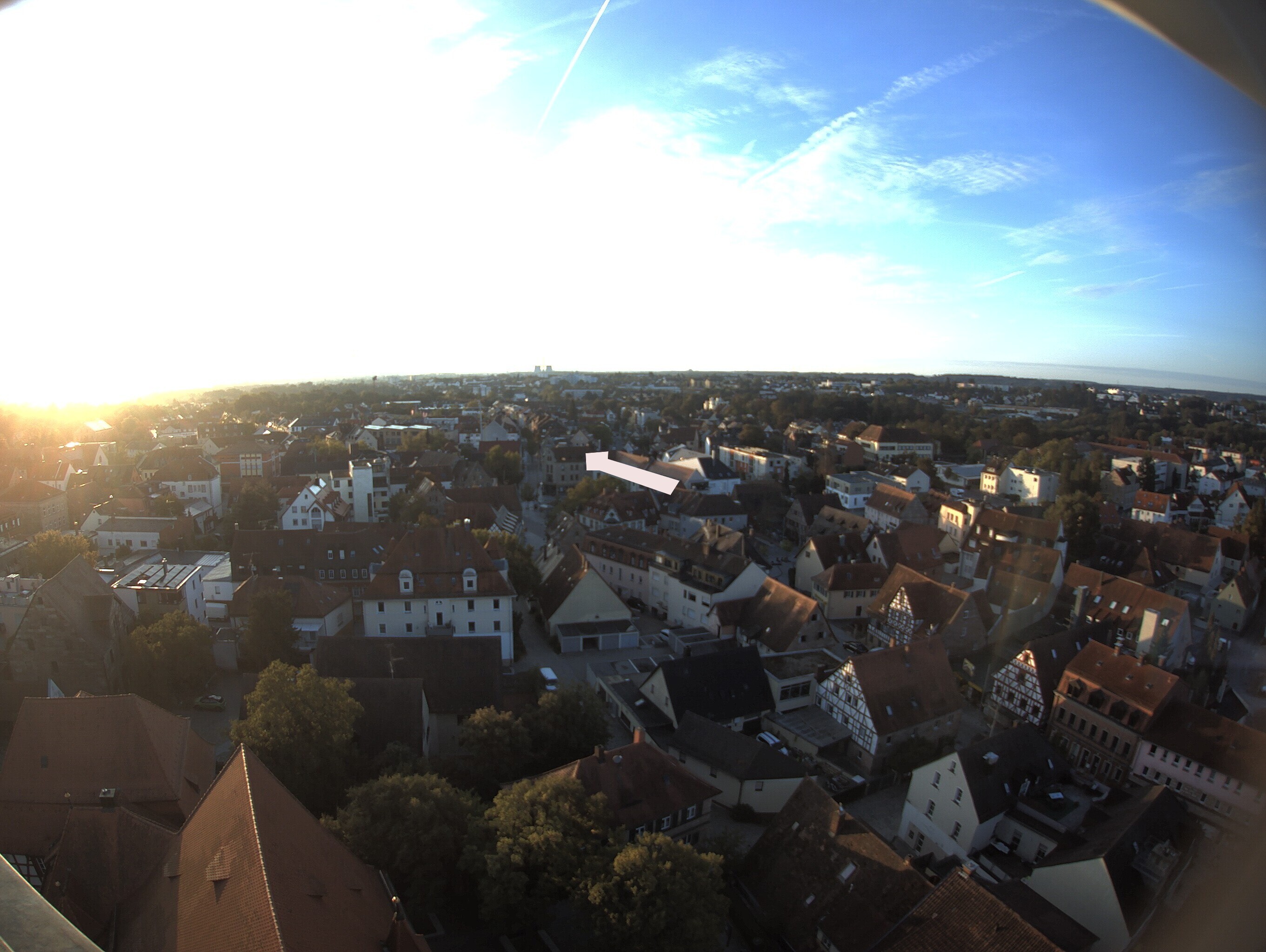 Archiv Foto Webcam Blick auf den Marktplatz von Zirndorf