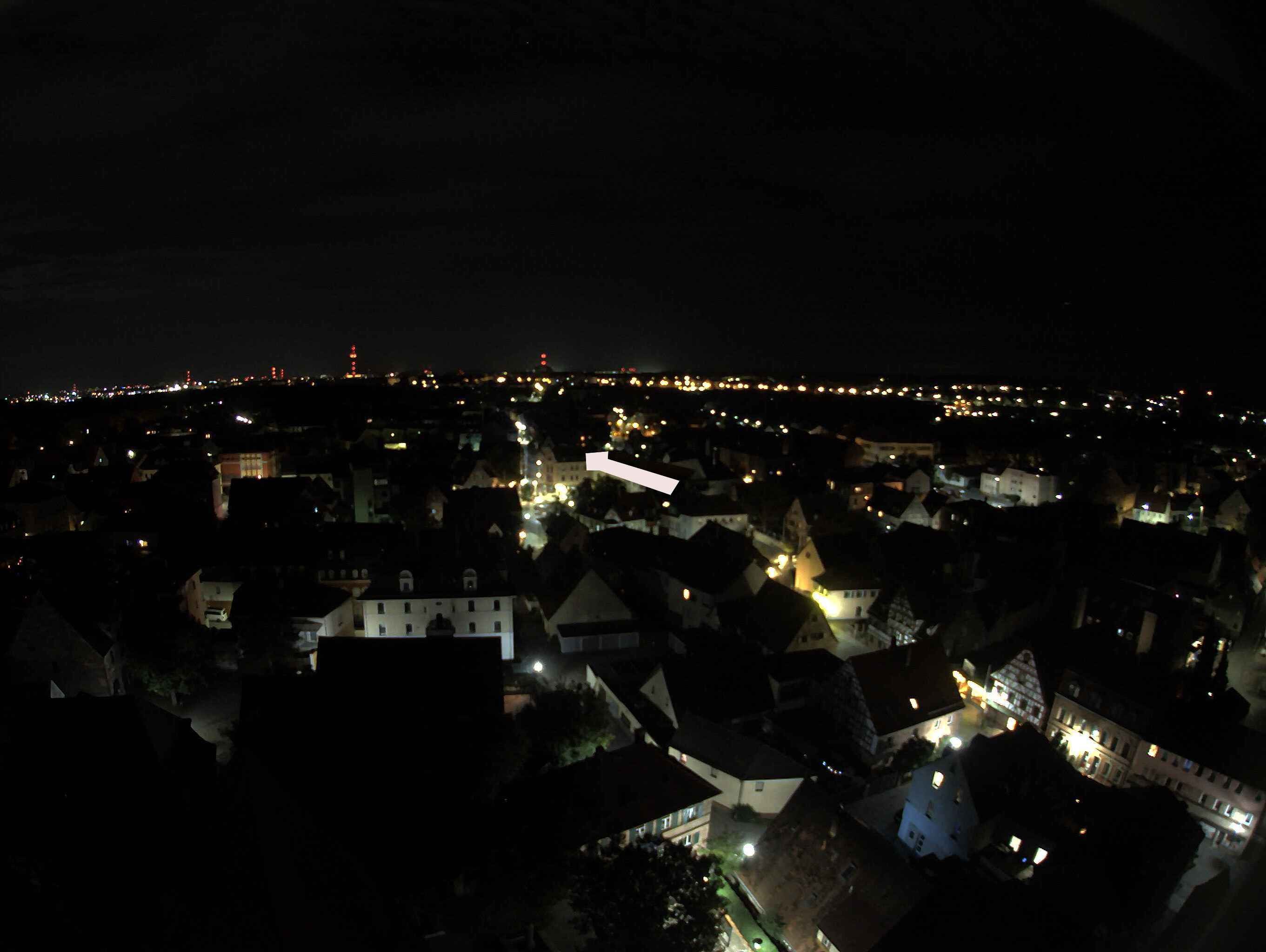 Archiv Foto Webcam Blick auf den Marktplatz von Zirndorf