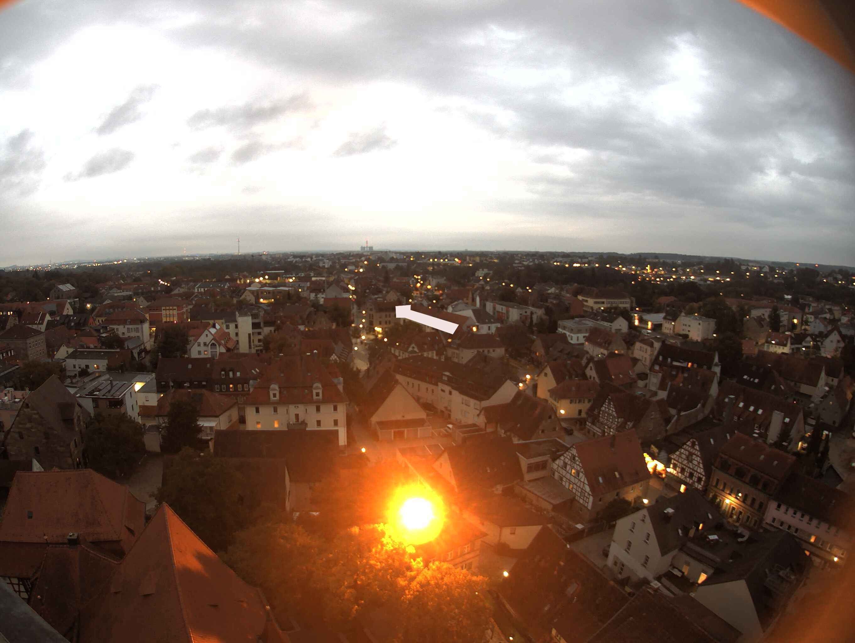Archiv Foto Webcam Blick auf den Marktplatz von Zirndorf