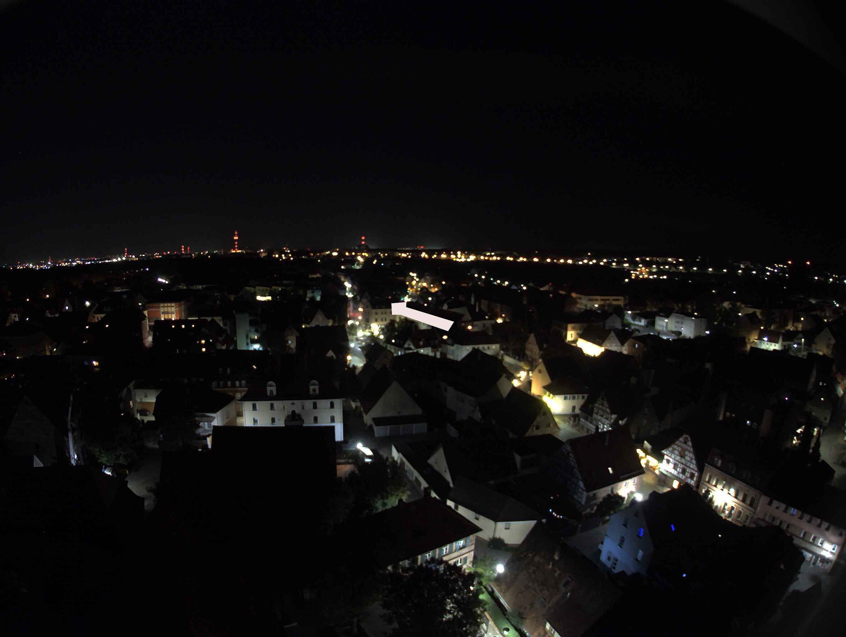 Archiv Foto Webcam Blick auf den Marktplatz von Zirndorf