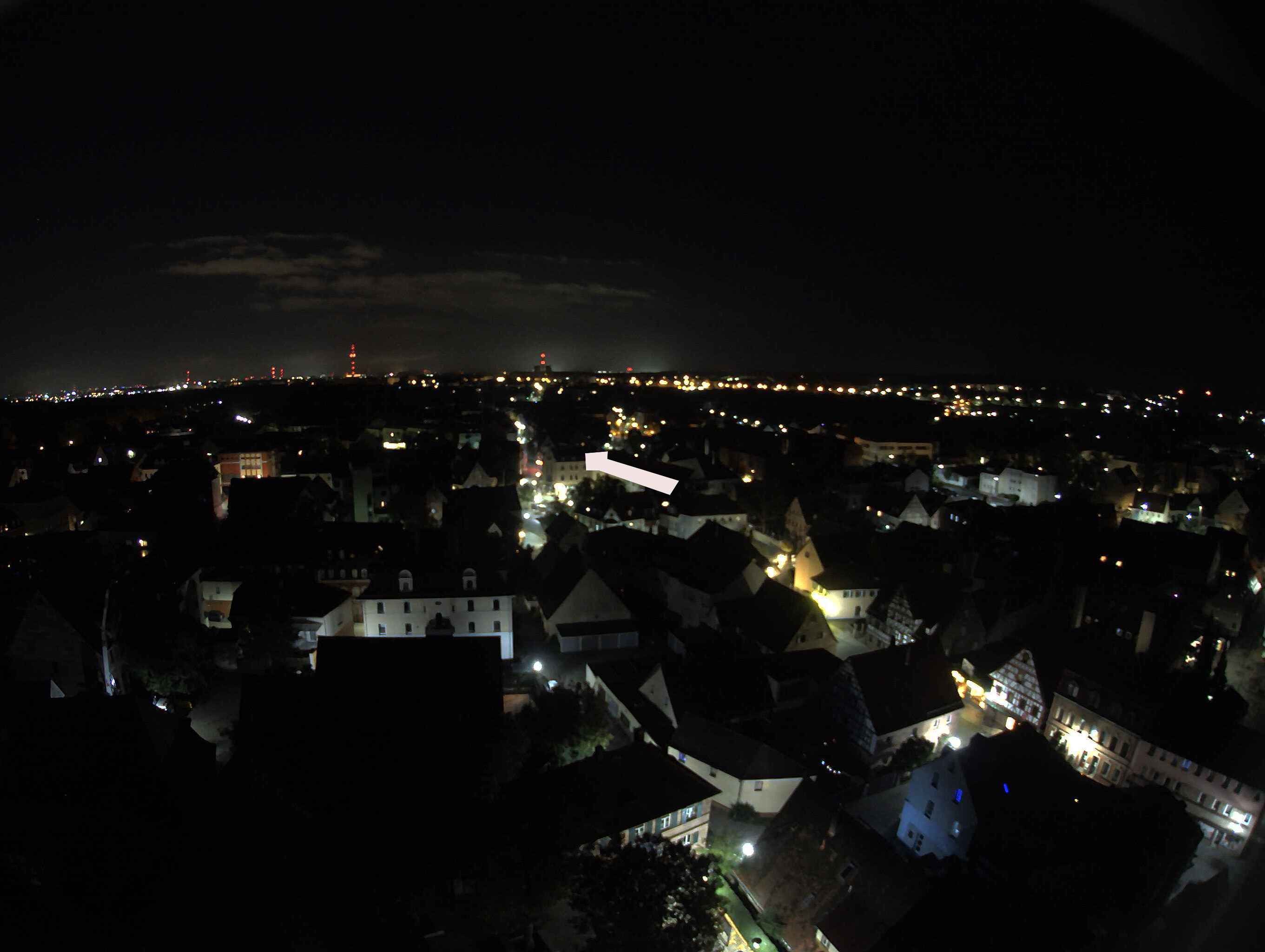 Archiv Foto Webcam Blick auf den Marktplatz von Zirndorf