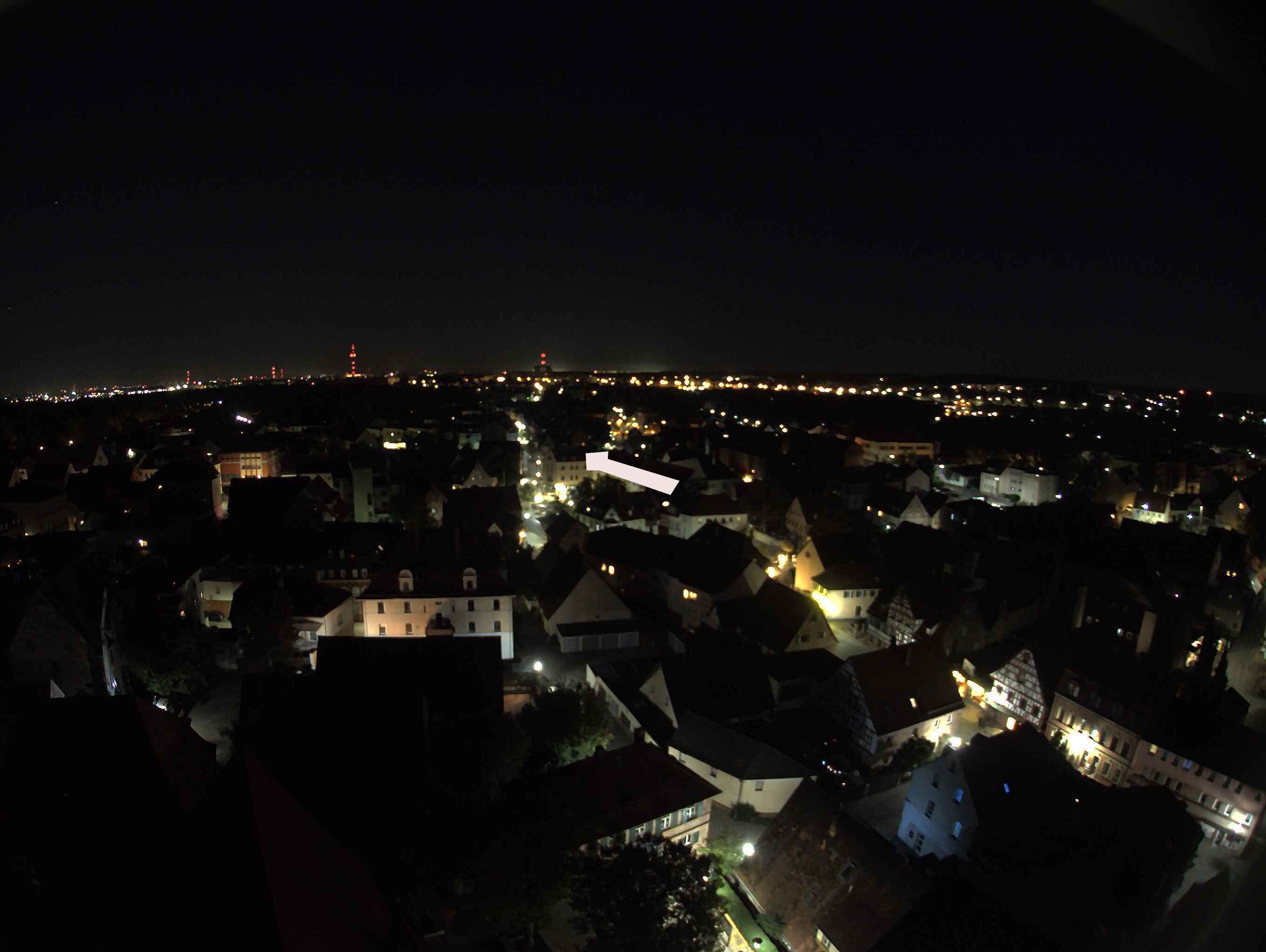 Archiv Foto Webcam Blick auf den Marktplatz von Zirndorf