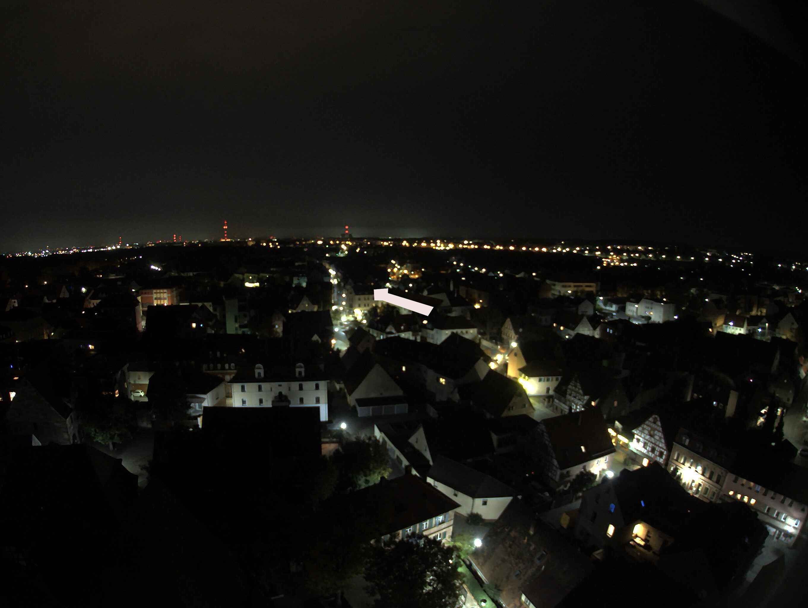 Archiv Foto Webcam Blick auf den Marktplatz von Zirndorf