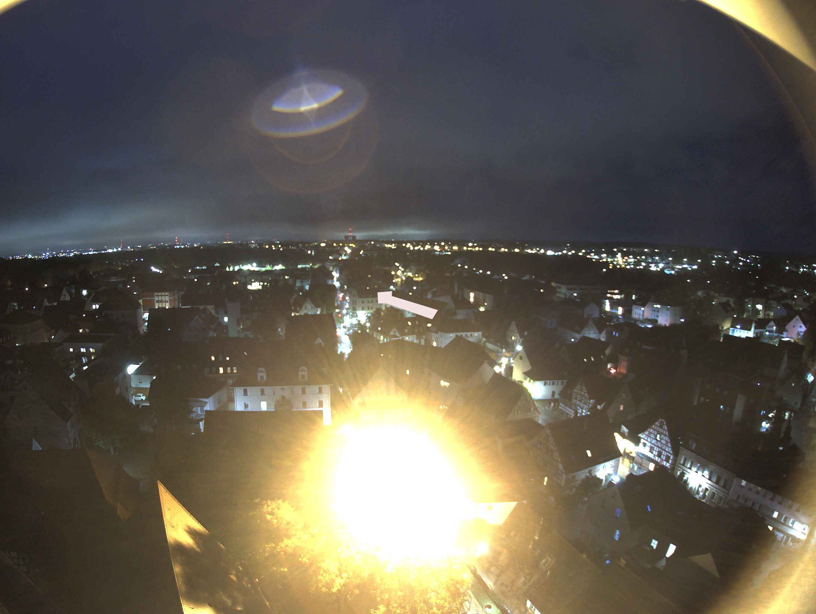 Archiv Foto Webcam Blick auf den Marktplatz von Zirndorf
