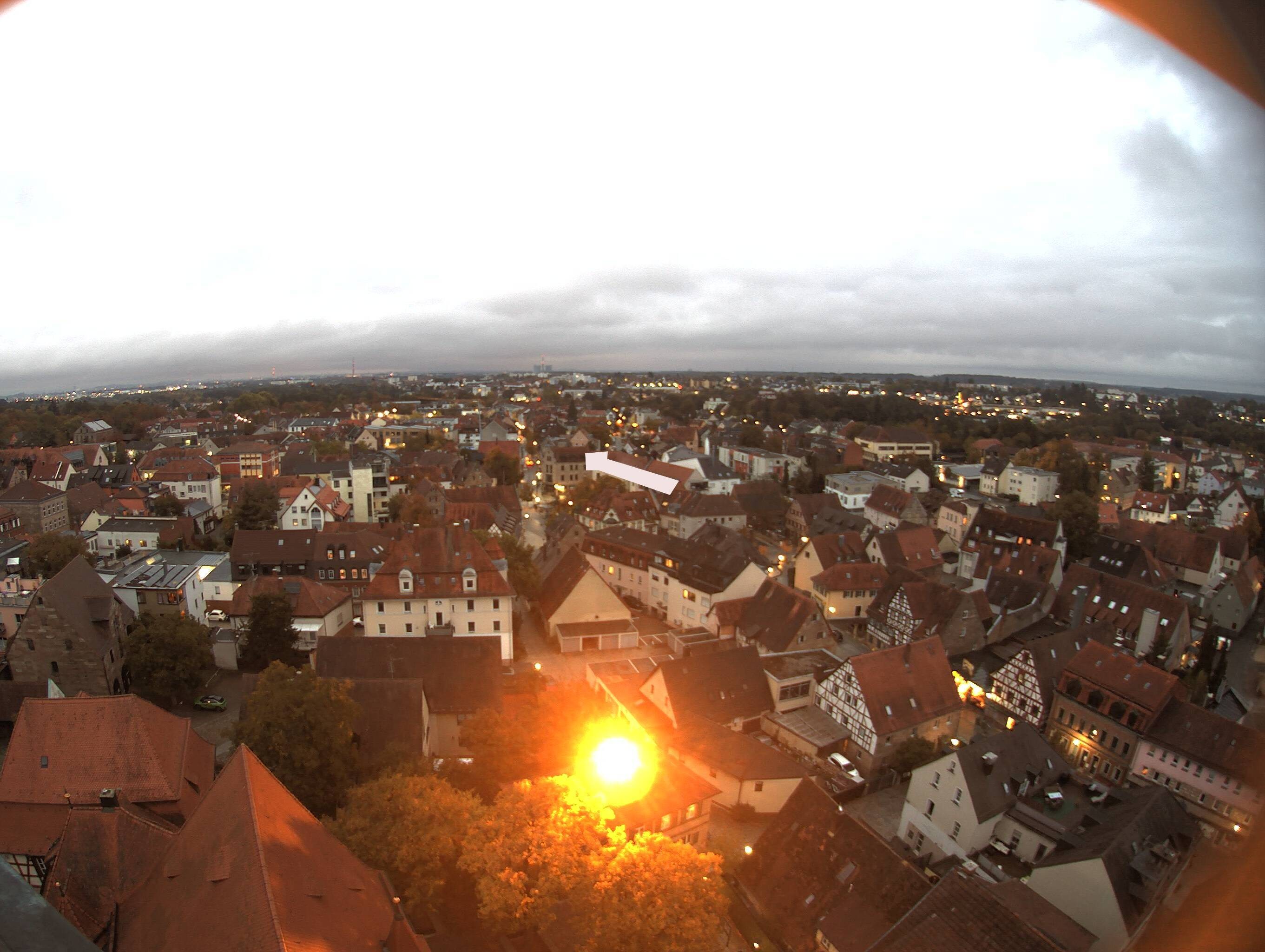 Archiv Foto Webcam Blick auf den Marktplatz von Zirndorf