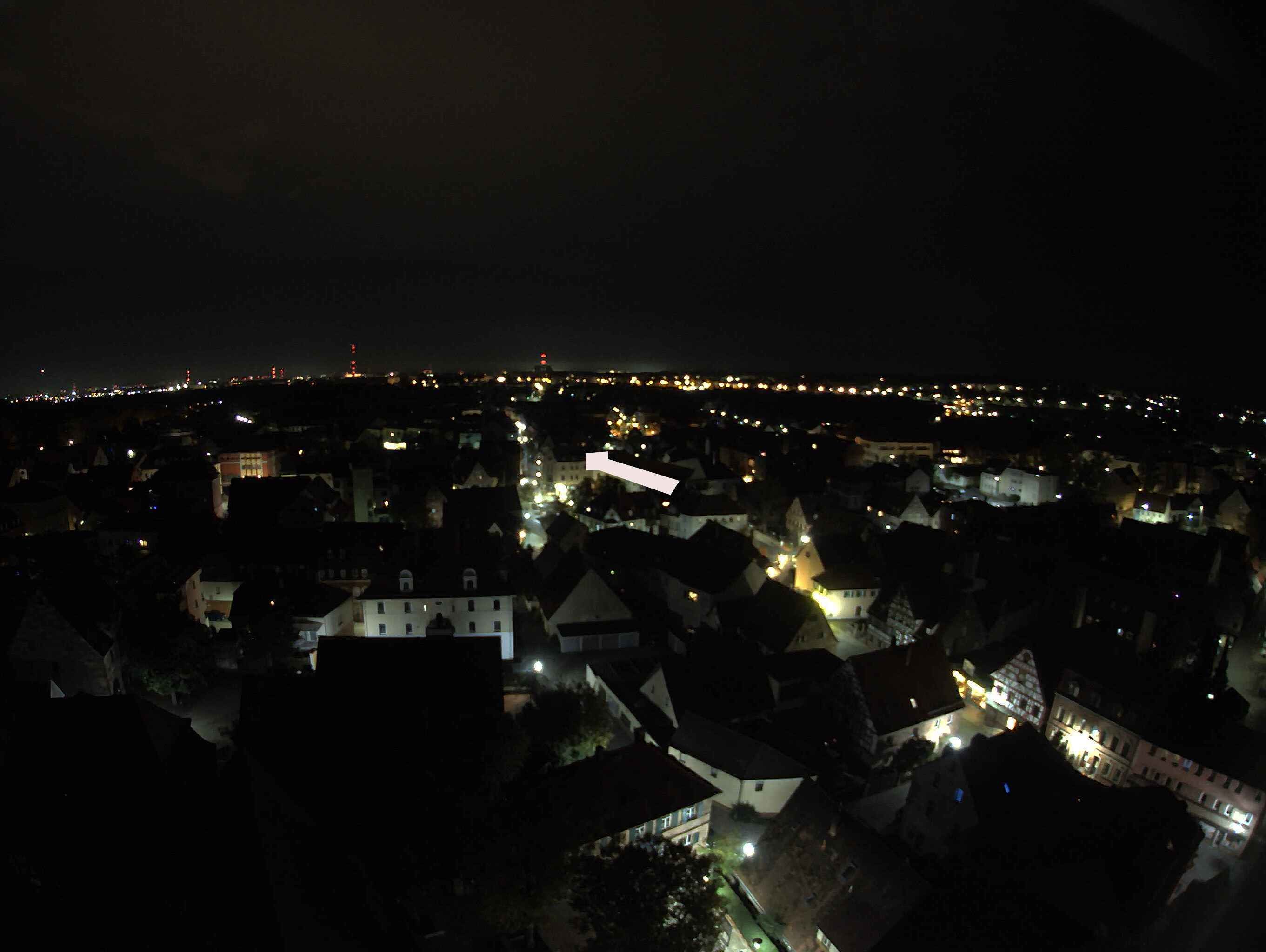 Archiv Foto Webcam Blick auf den Marktplatz von Zirndorf