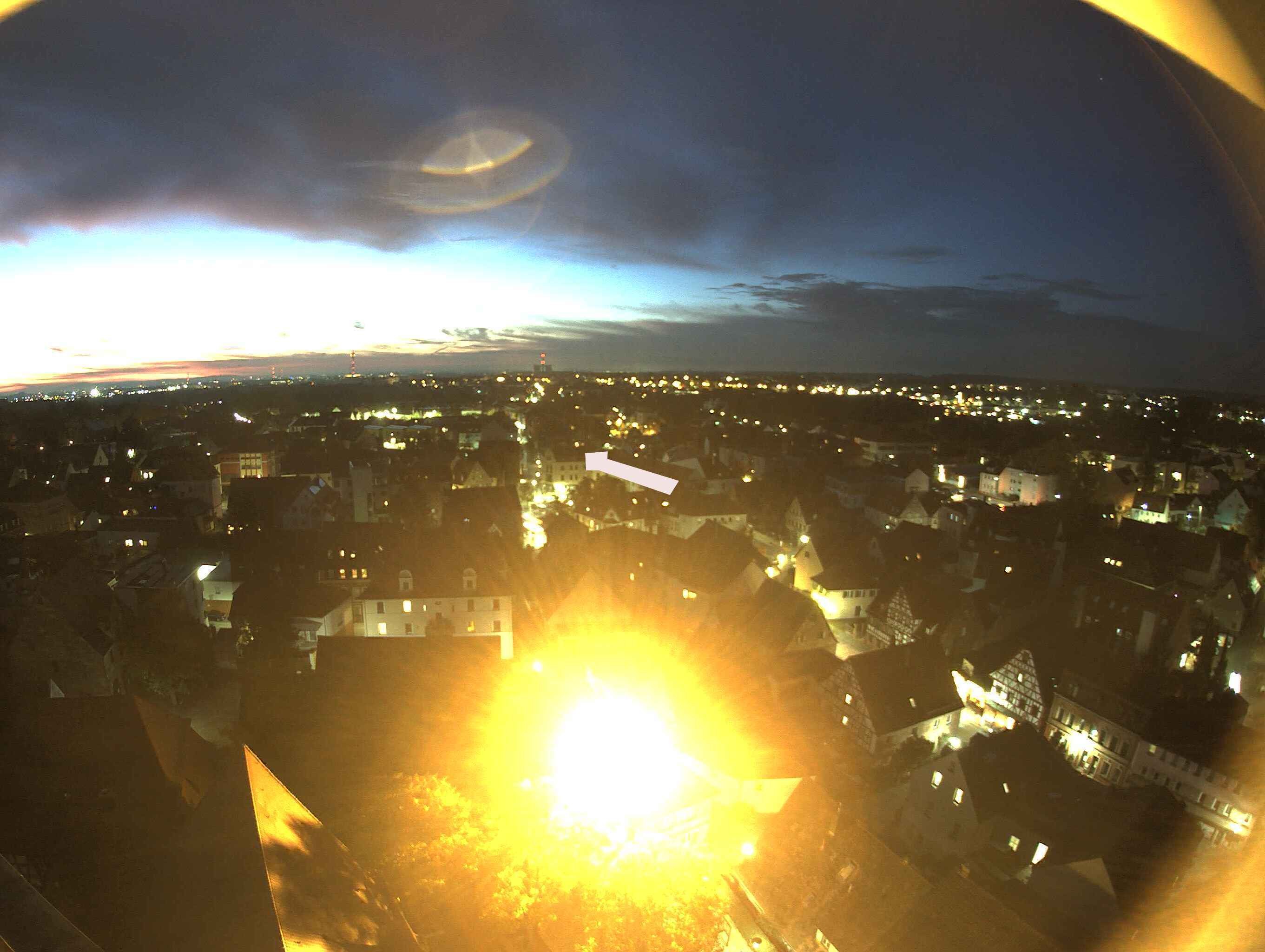 Archiv Foto Webcam Blick auf den Marktplatz von Zirndorf