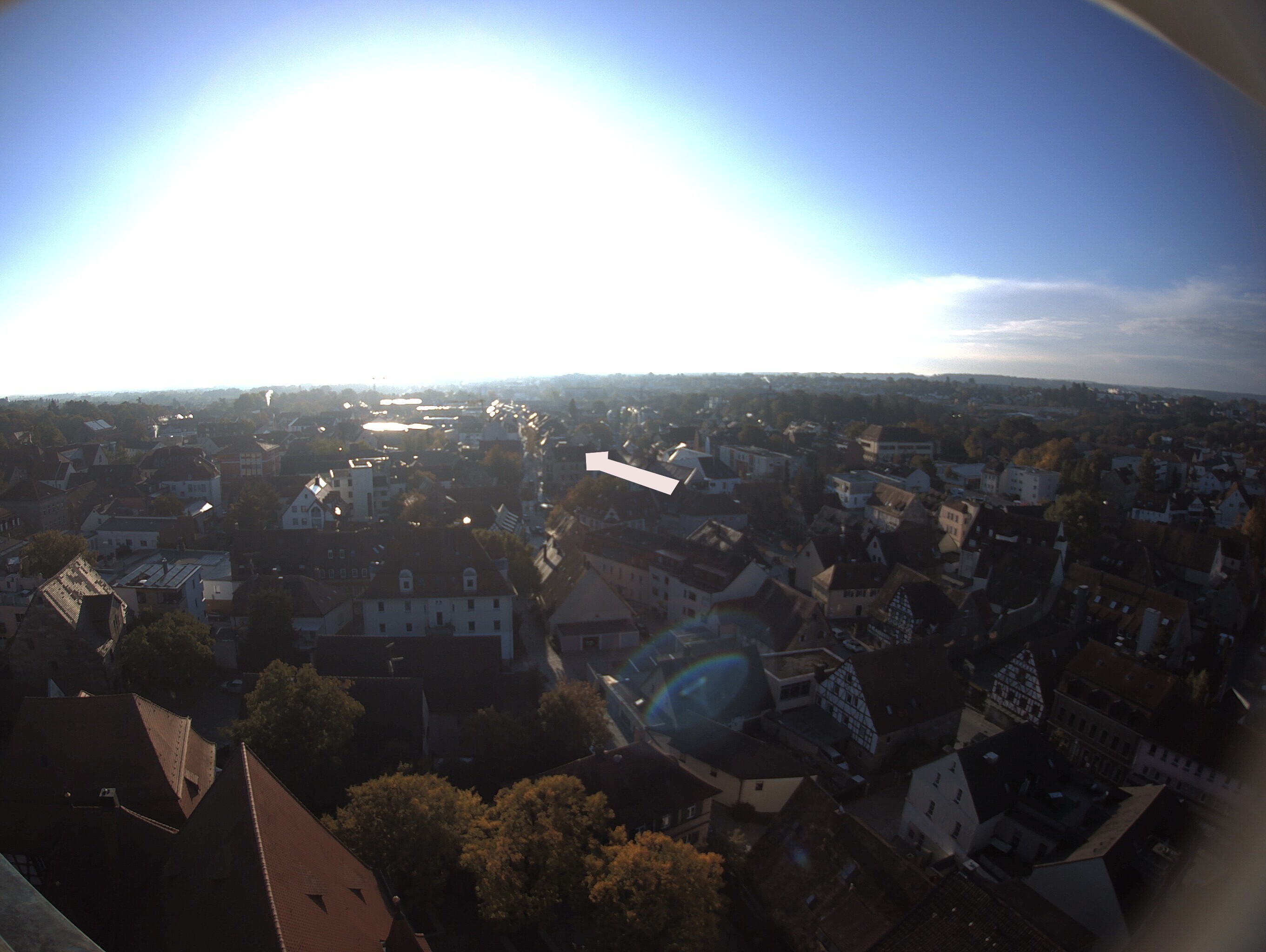 Archiv Foto Webcam Blick auf den Marktplatz von Zirndorf