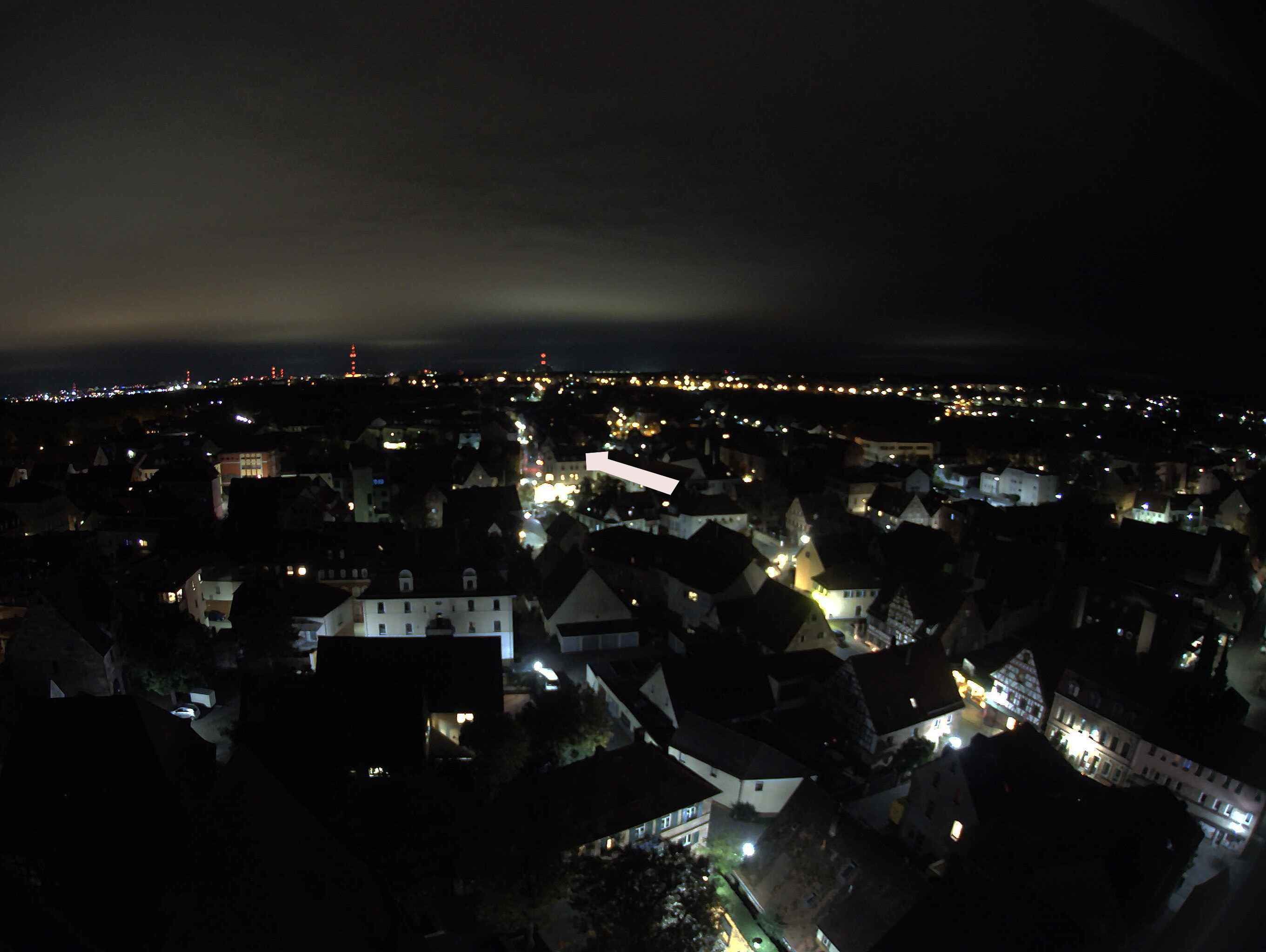 Archiv Foto Webcam Blick auf den Marktplatz von Zirndorf