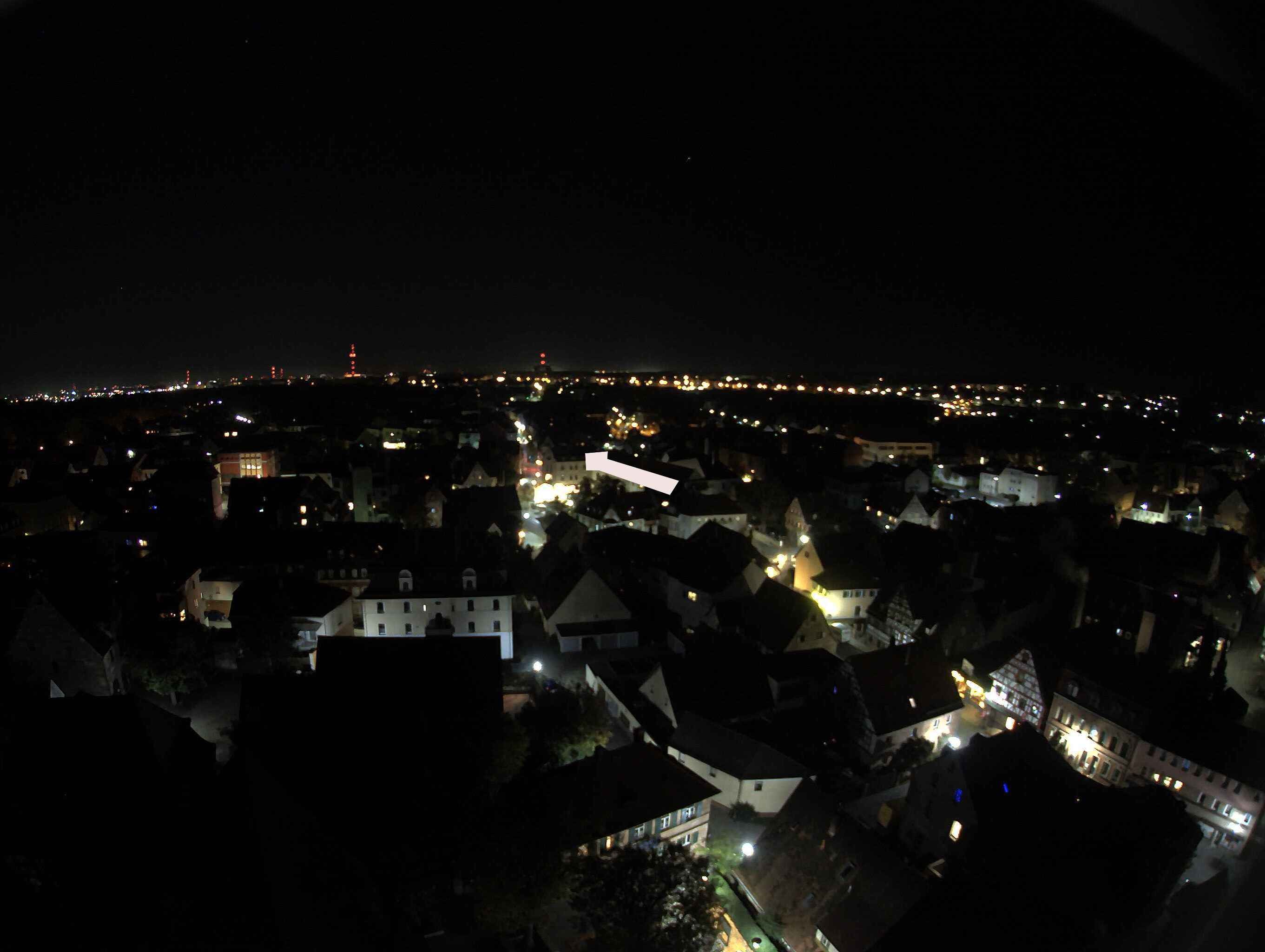 Archiv Foto Webcam Blick auf den Marktplatz von Zirndorf