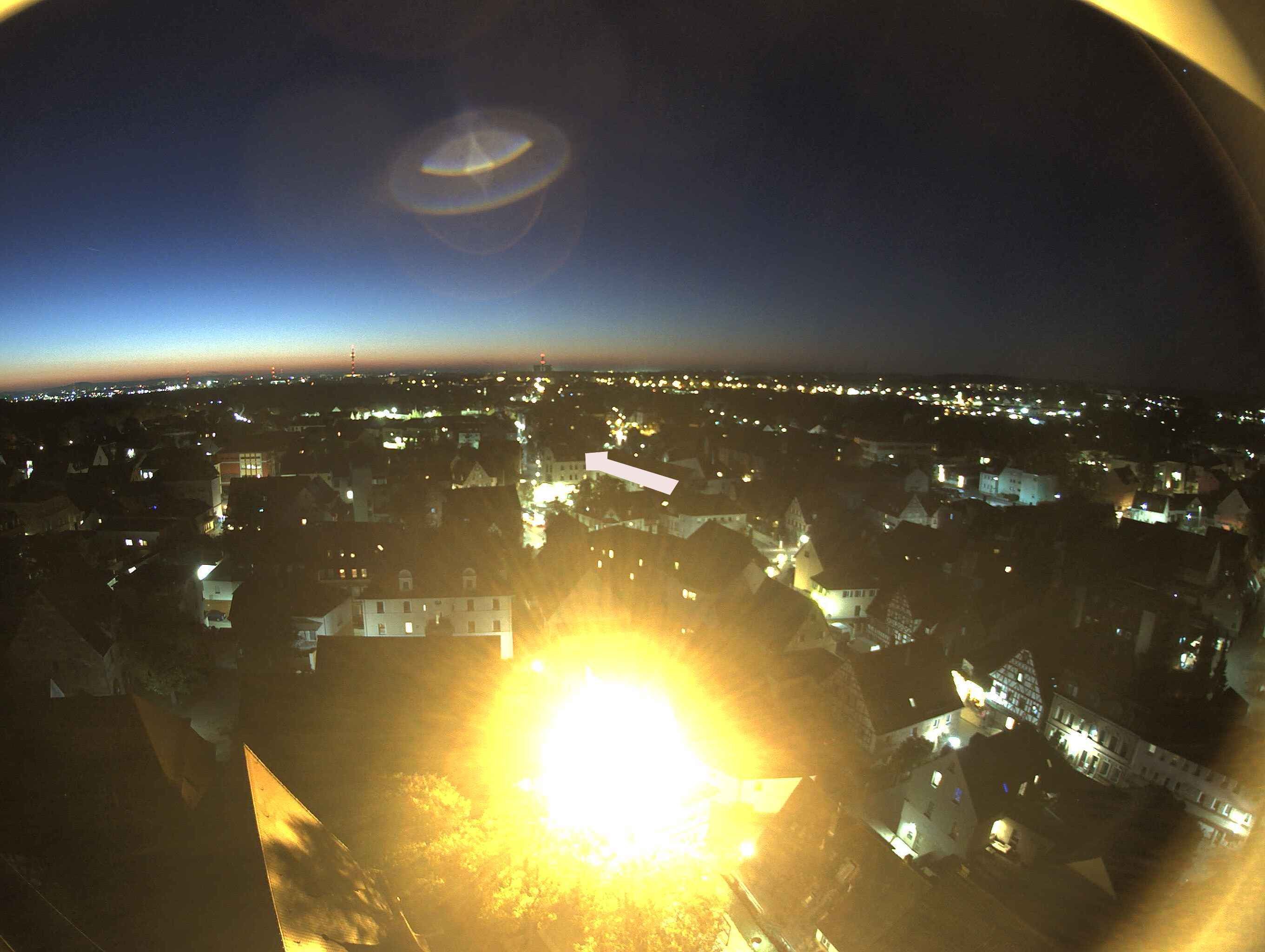 Archiv Foto Webcam Blick auf den Marktplatz von Zirndorf