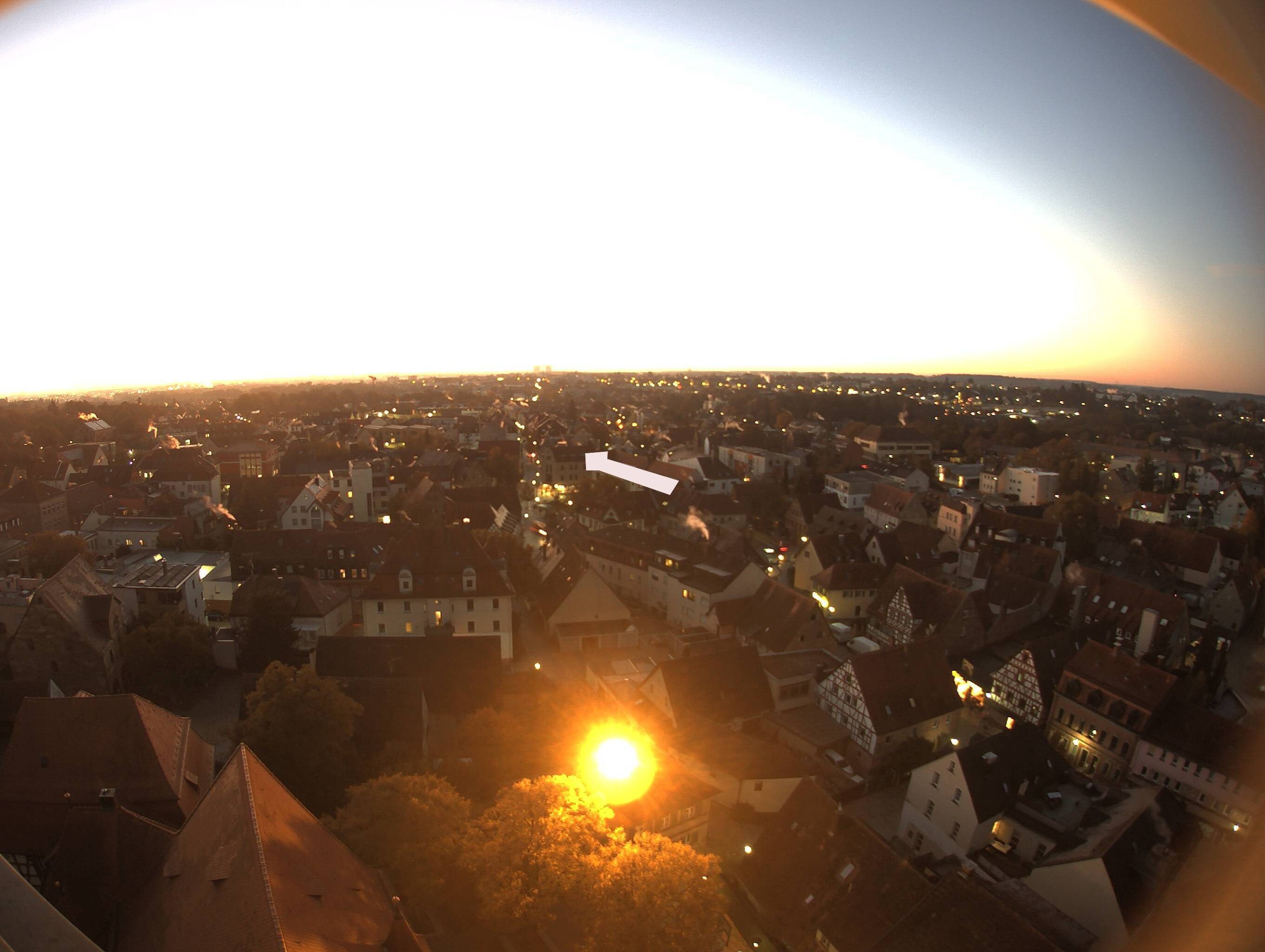 Archiv Foto Webcam Blick auf den Marktplatz von Zirndorf