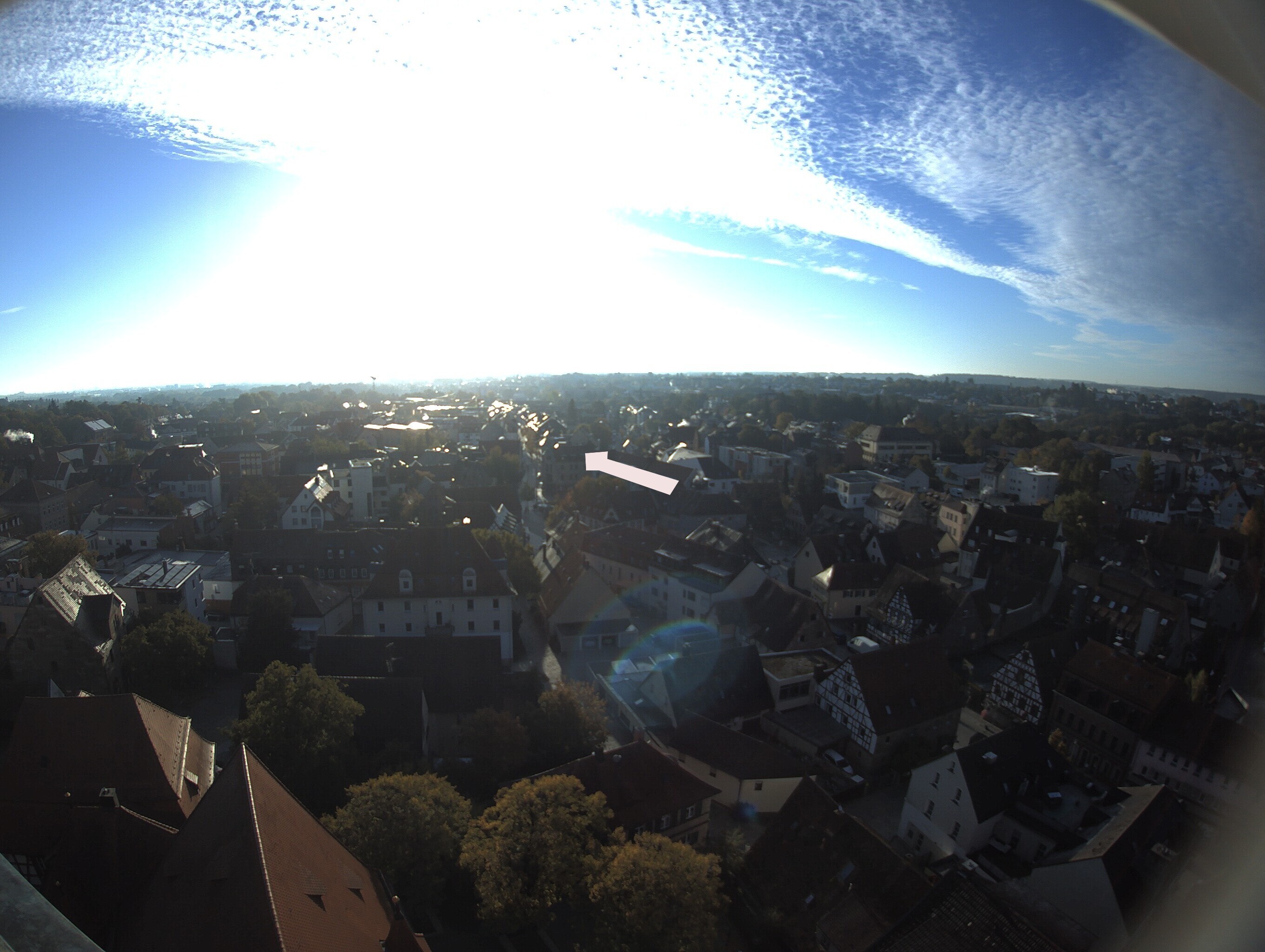 Archiv Foto Webcam Blick auf den Marktplatz von Zirndorf