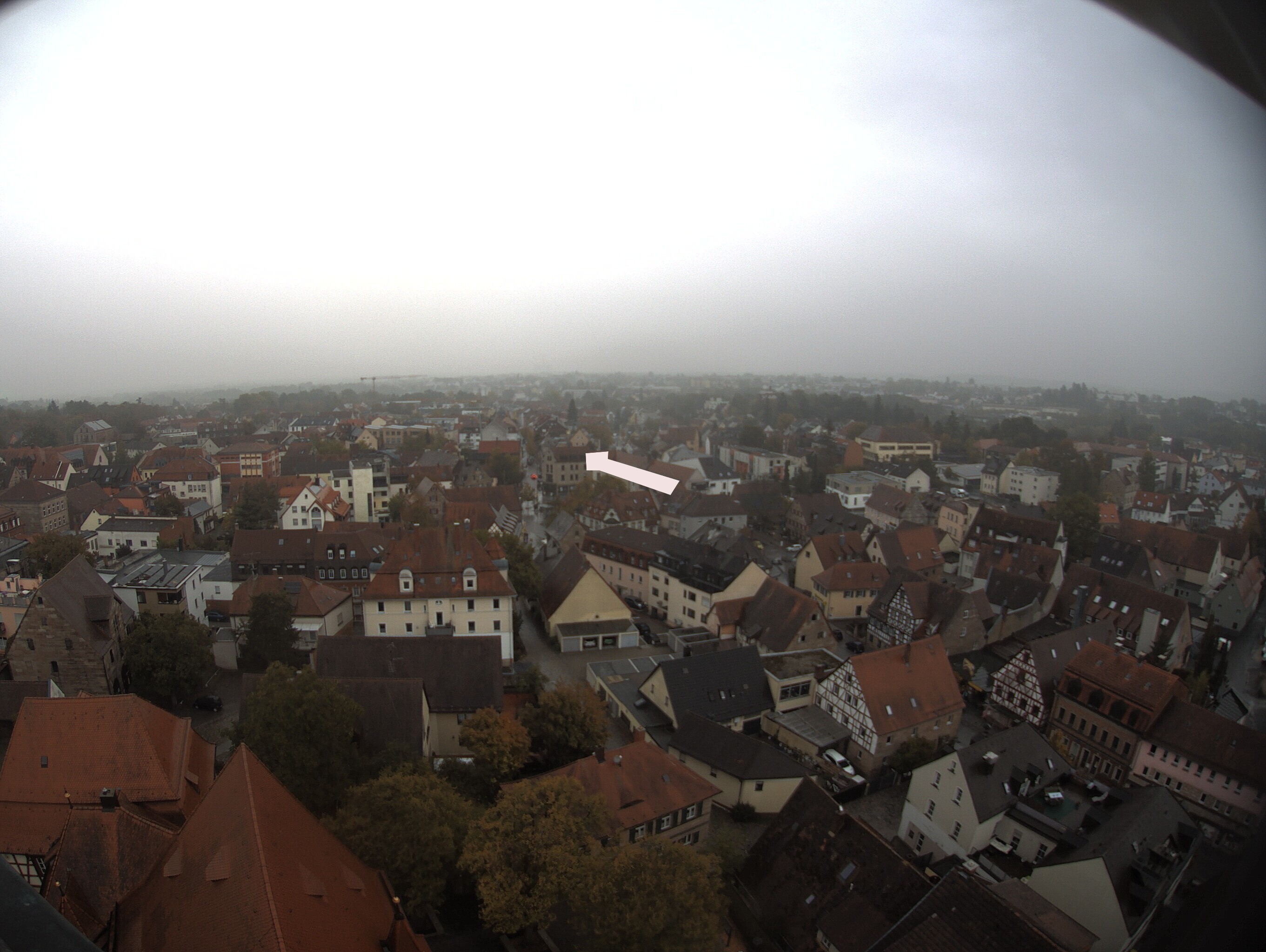 Archiv Foto Webcam Blick auf den Marktplatz von Zirndorf