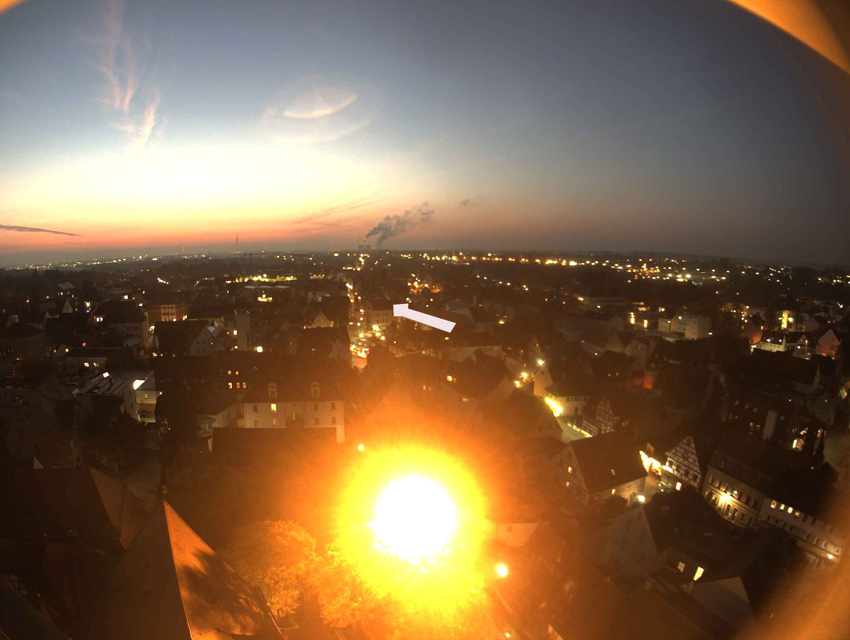 Archiv Foto Webcam Blick auf den Marktplatz von Zirndorf