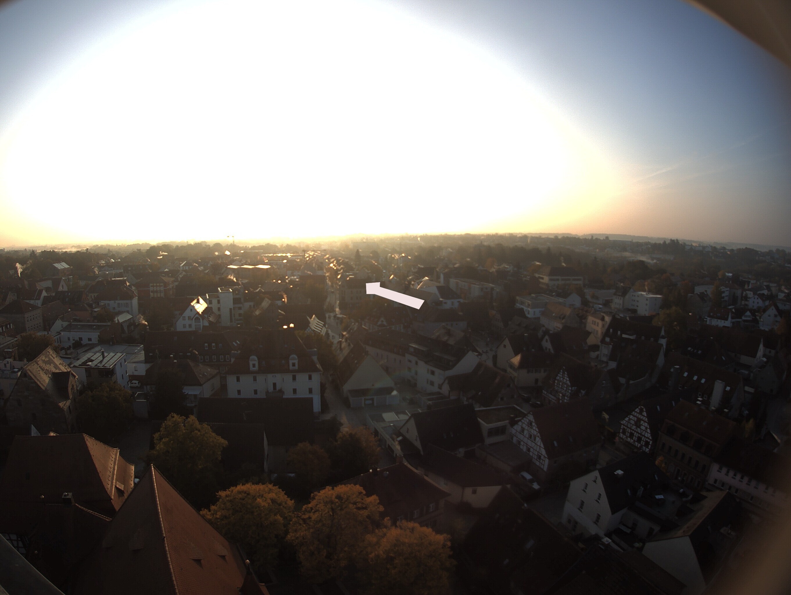 Archiv Foto Webcam Blick auf den Marktplatz von Zirndorf