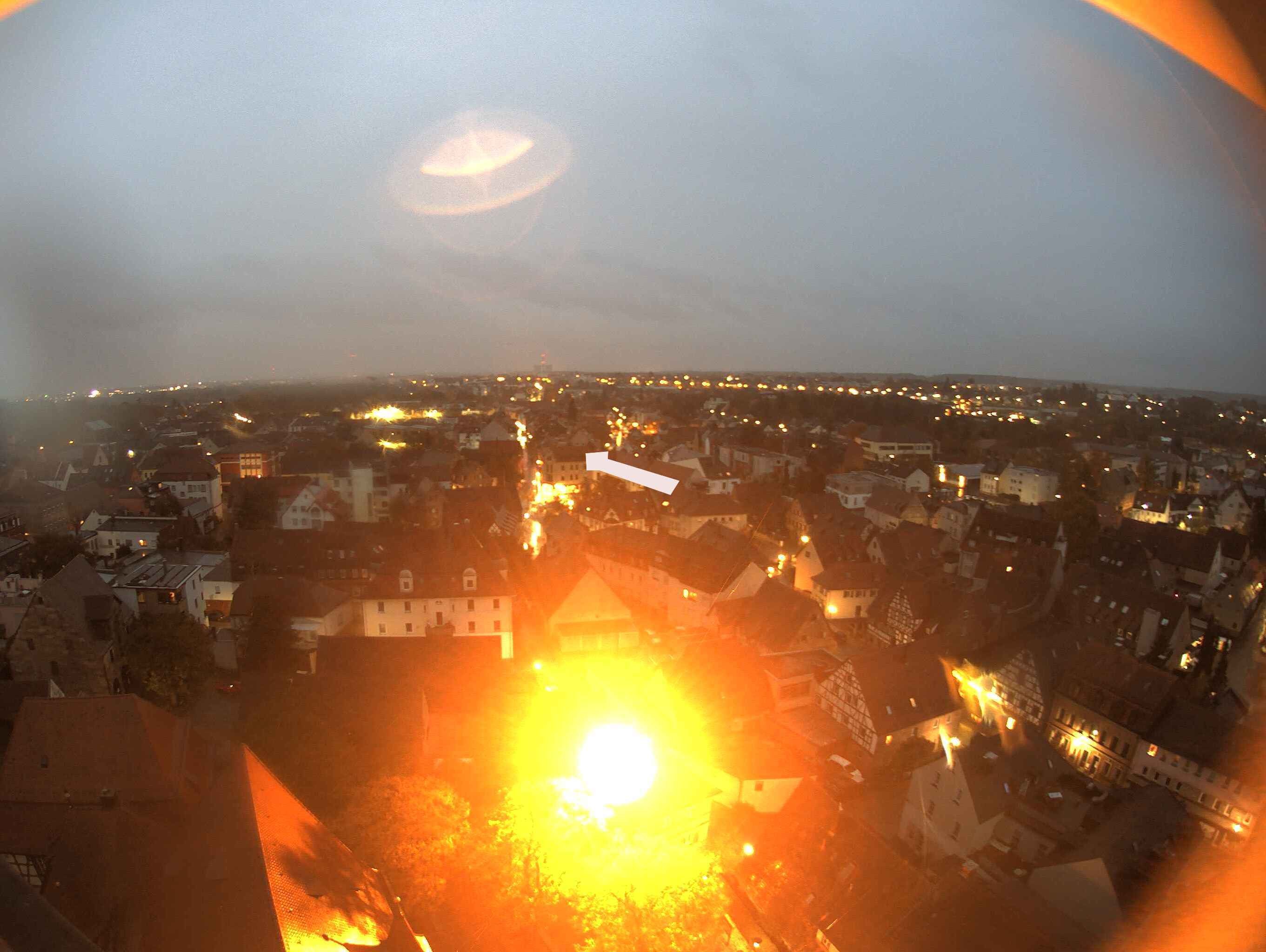 Archiv Foto Webcam Blick auf den Marktplatz von Zirndorf