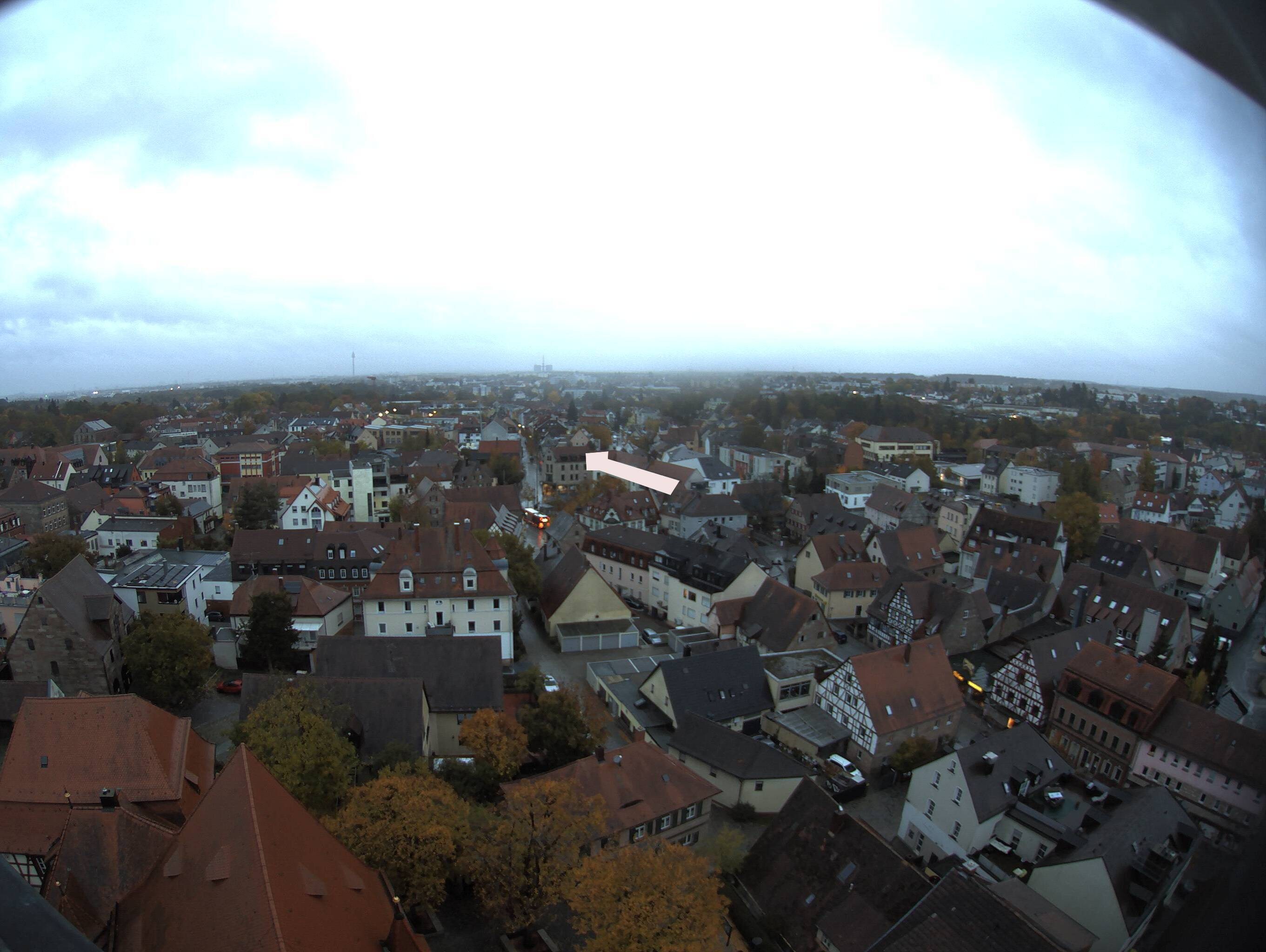 Archiv Foto Webcam Blick auf den Marktplatz von Zirndorf