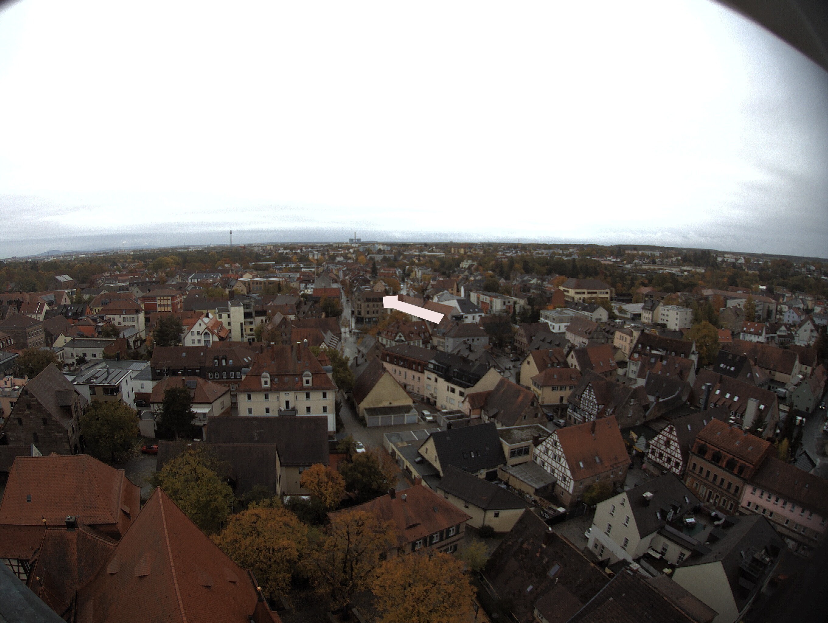 Archiv Foto Webcam Blick auf den Marktplatz von Zirndorf