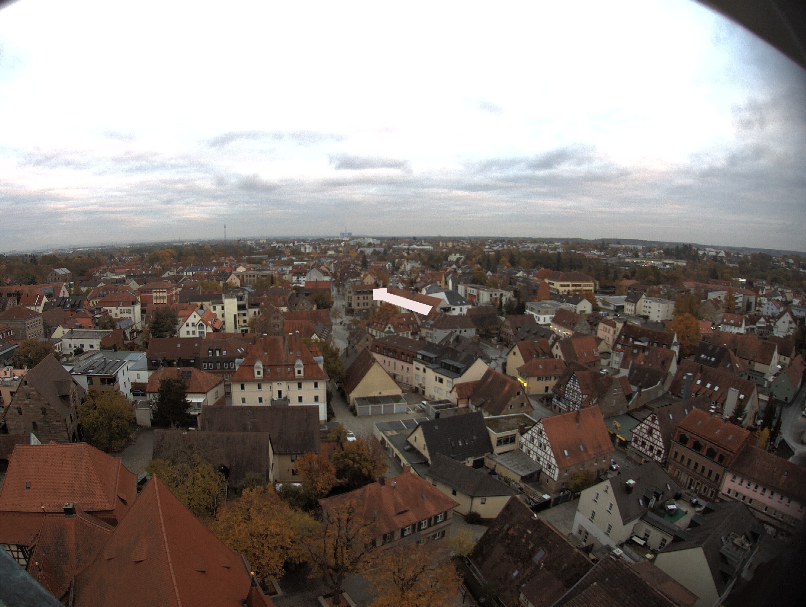 Archiv Foto Webcam Blick auf den Marktplatz von Zirndorf