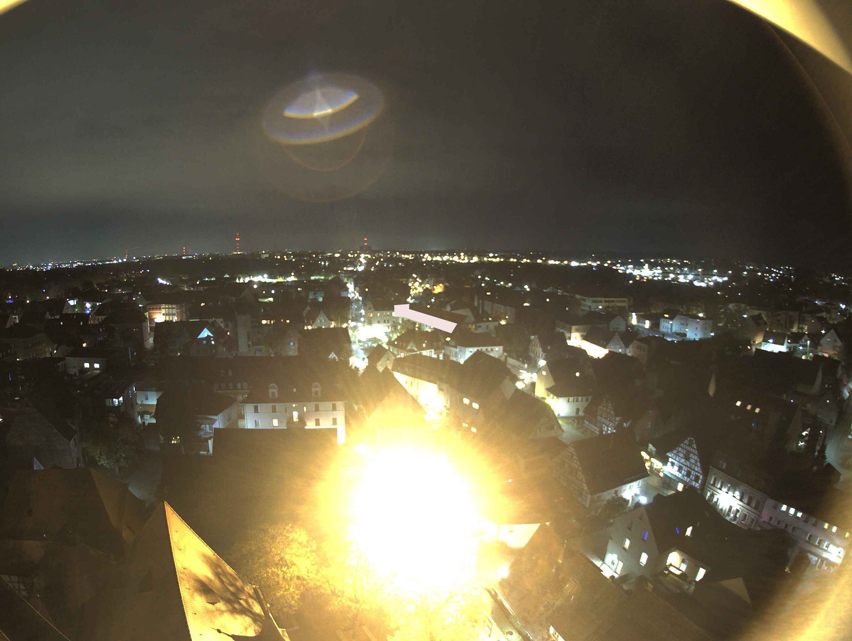 Archiv Foto Webcam Blick auf den Marktplatz von Zirndorf
