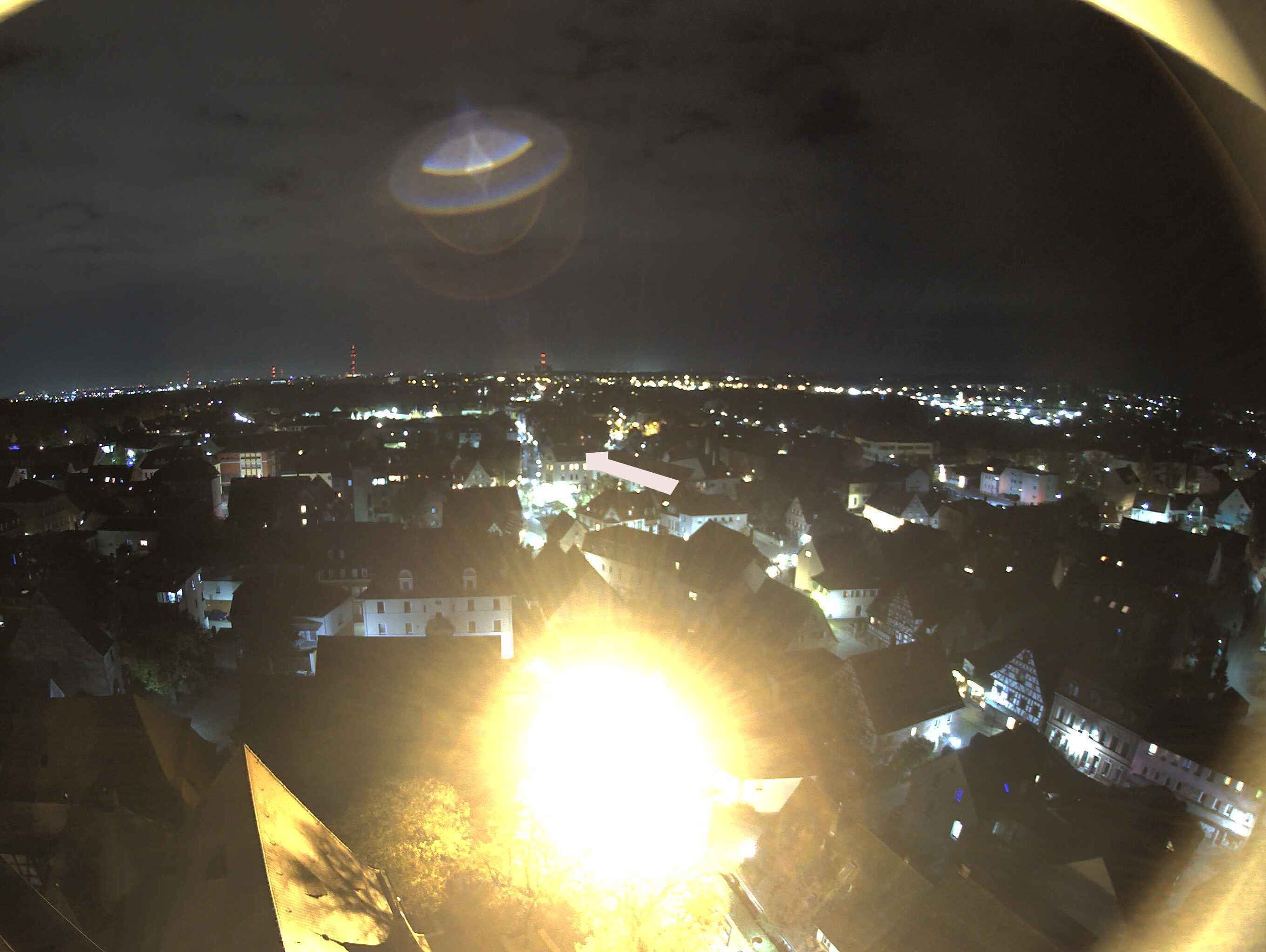 Archiv Foto Webcam Blick auf den Marktplatz von Zirndorf