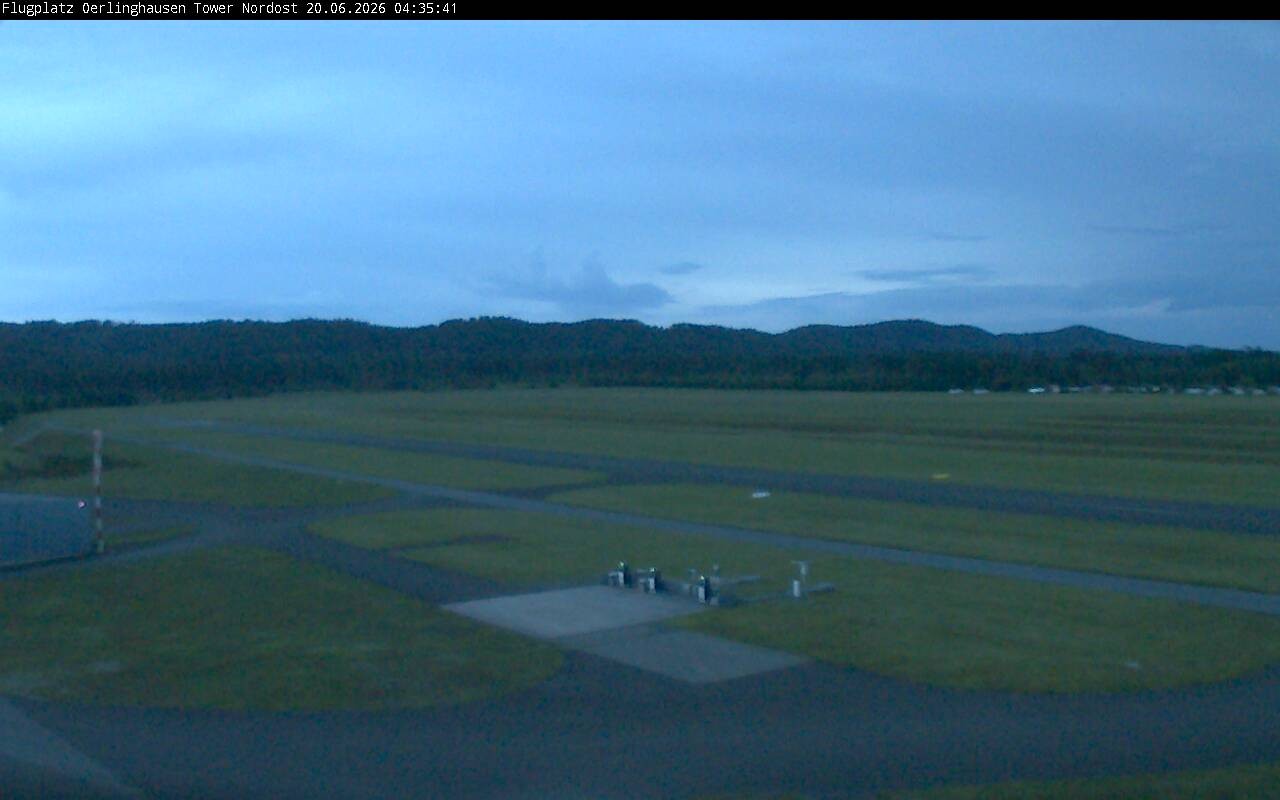Archiv Foto Webcam Flugplatz Oerlinghausen (Vorfeld Motorflug)
