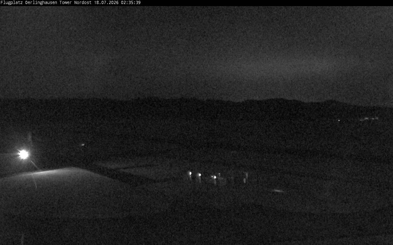 Archiv Foto Webcam Flugplatz Oerlinghausen (Vorfeld Motorflug)
