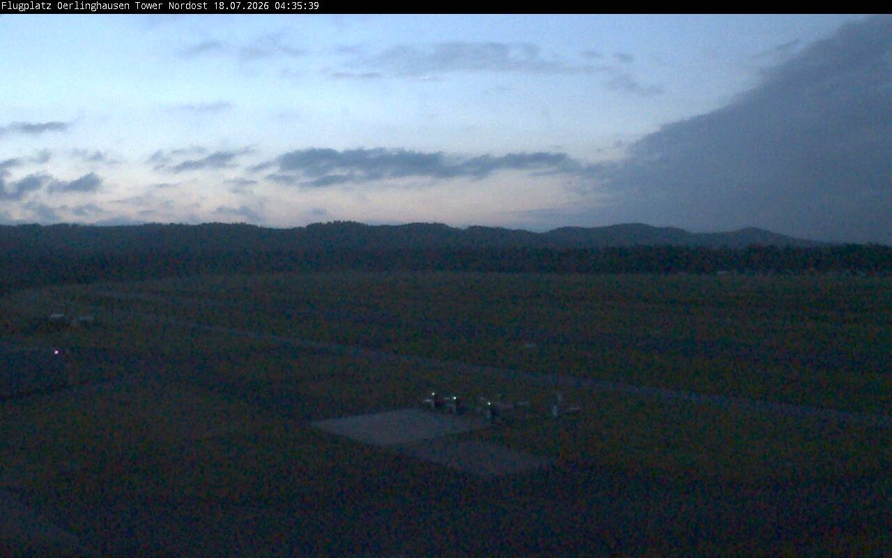 Archiv Foto Webcam Flugplatz Oerlinghausen (Vorfeld Motorflug)