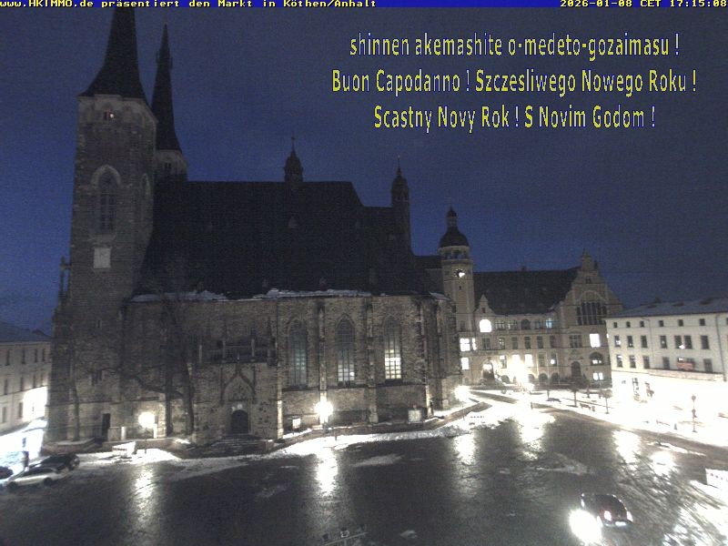 Archiv Foto Webcam Marktplatz in Köthen