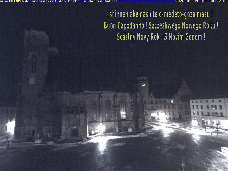 Archiv Foto Webcam Marktplatz in Köthen