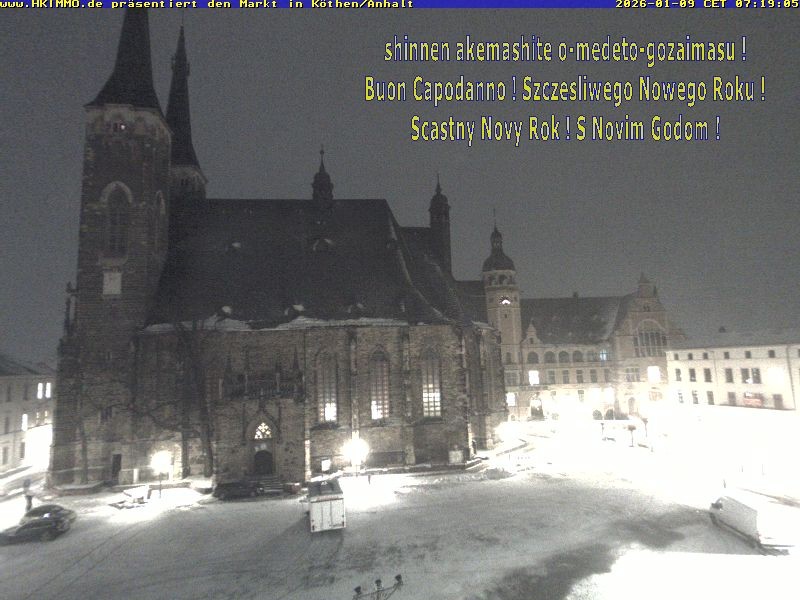 Archiv Foto Webcam Marktplatz in Köthen