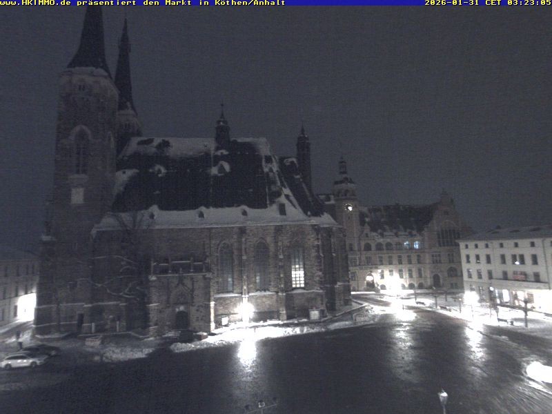 Archiv Foto Webcam Marktplatz in Köthen