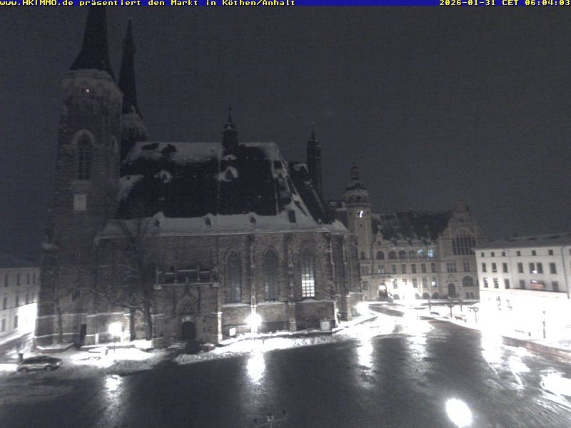 Archiv Foto Webcam Marktplatz in Köthen
