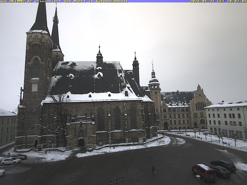 Archiv Foto Webcam Marktplatz in Köthen