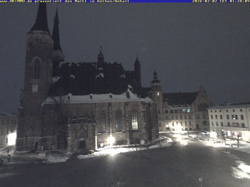 Archiv Foto Webcam Marktplatz in Köthen