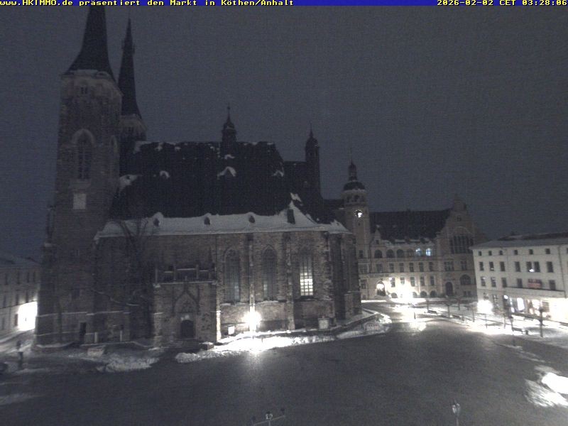 Archiv Foto Webcam Marktplatz in Köthen