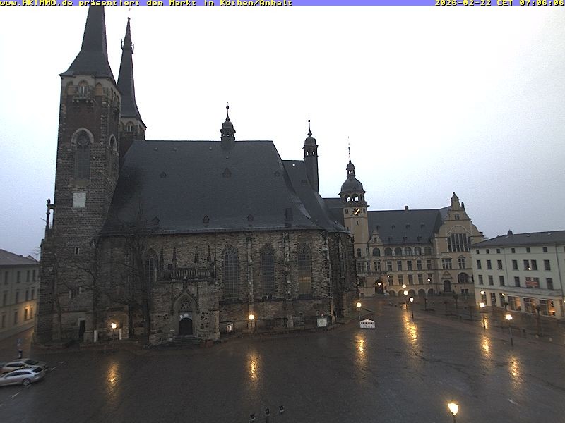 Archiv Foto Webcam Marktplatz in Köthen