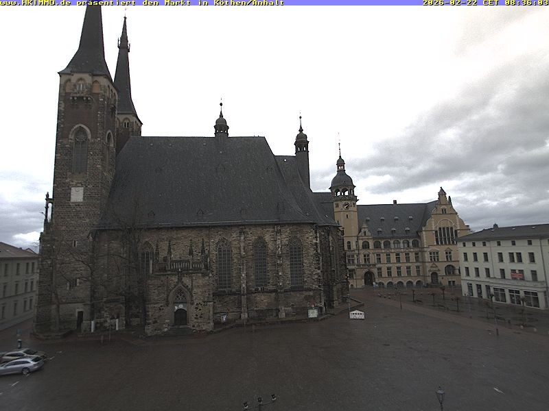 Archiv Foto Webcam Marktplatz in Köthen