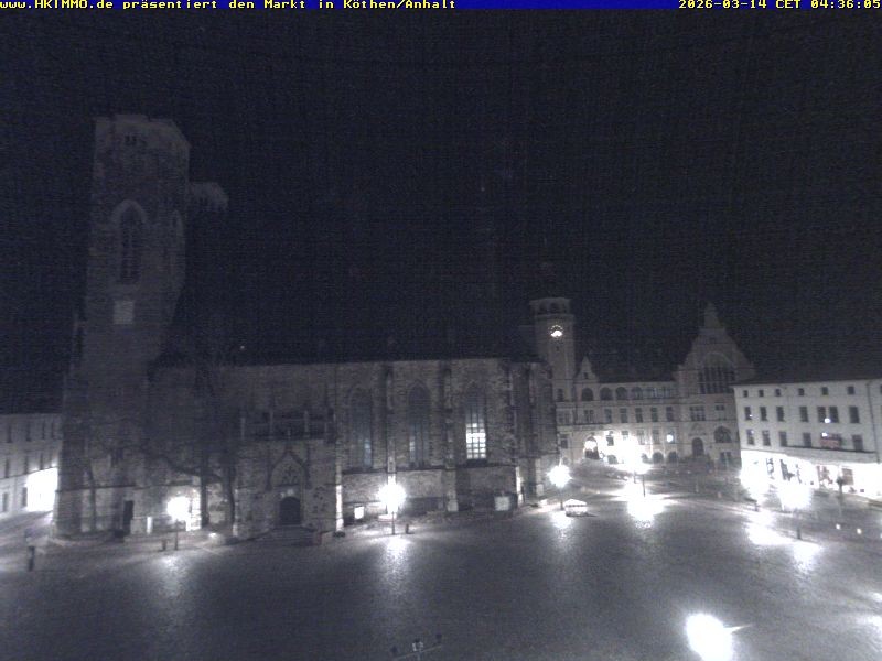 Archiv Foto Webcam Marktplatz in Köthen
