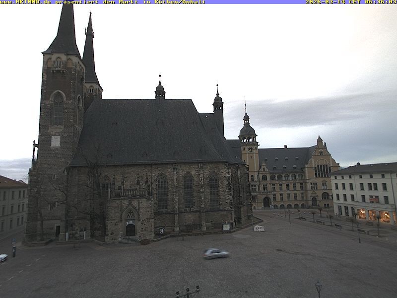 Archiv Foto Webcam Marktplatz in Köthen