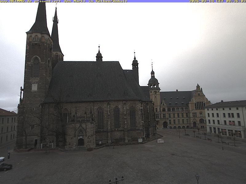 Archiv Foto Webcam Marktplatz in Köthen