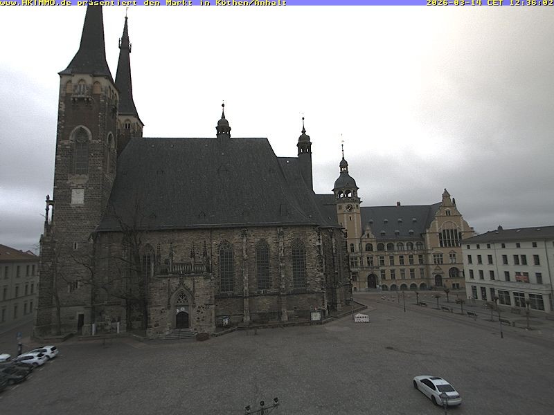 Archiv Foto Webcam Marktplatz in Köthen