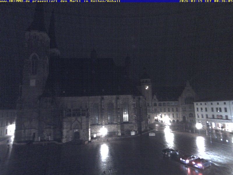 Archived image Webcam Town Square Köthen