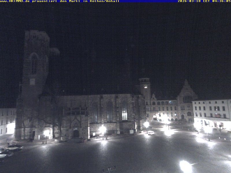 Archiv Foto Webcam Marktplatz in Köthen