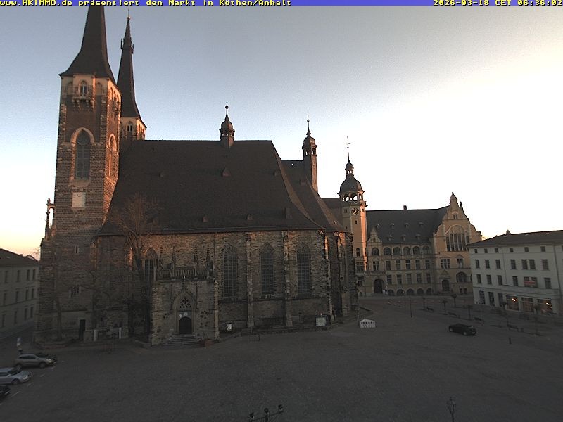 Archiv Foto Webcam Marktplatz in Köthen