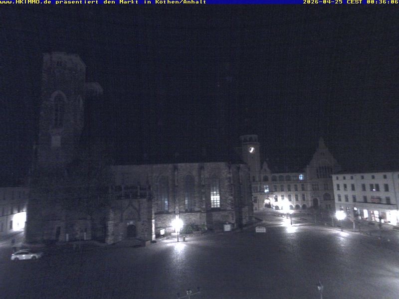 Archiv Foto Webcam Marktplatz in Köthen