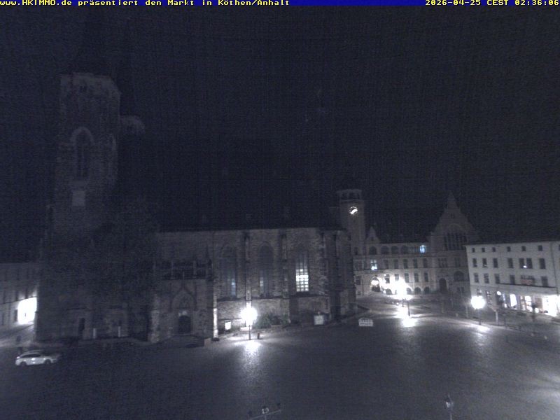 Archiv Foto Webcam Marktplatz in Köthen