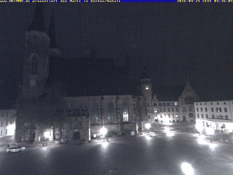 Archiv Foto Webcam Marktplatz in Köthen